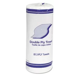 Whitehall Kitchen Roll Towels 2-Ply 11" White 85/Roll 30 Rolls/Carton 1797