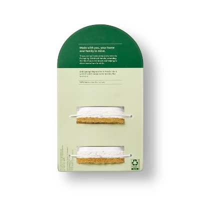 Dish Sponge Replacement Heads - 2ct - Everspring™ 4 Dish Sponge Replacement Heads - 2ct - Everspring™ - Image 2