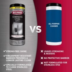Weiman Stainless Steel Wipes - 30ct