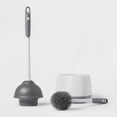 Up & Up Toilet Plunger And Toilet Brush Combo - Up&up™ 4 Up & Up Toilet Plunger And Toilet Brush Combo - Up&up™ - Image 2