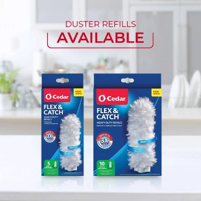 O-Cedar Flex & Catch Heavy Duty Duster Kit With Refills - 4ct 16 O-Cedar Flex & Catch Heavy Duty Duster Kit With Refills - 4ct - Image 14