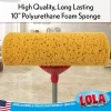 Lola Products Amazin' Scrubber Roller Mop Refill, Foam Sponge, For Floor & Deck Scrubber, Perfect For Vinyl, Tile, Marble, And Ceramic Floors, 1 Count -Cleaning Supply Store GUEST f78d5bdc 9e1d 4858 a0c8 5a4689819204