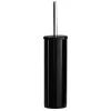 Deluxe Premium Aluminum Handle Toilet Brush With Fully Removable Liner Black - Bath Bliss