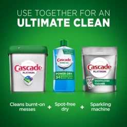 Cascade Platinum Dishwasher Cleaner - 3ct -Cleaning Supply Store GUEST f8776eef 0609 4938 b0e5 b8bdfde8a1f3