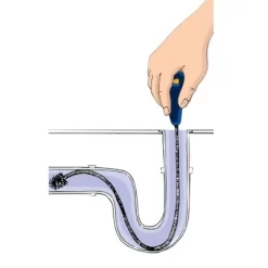 Brushtech 22" Super Flexible Drain Brush - Long Pipe Cleaning Brush For Tough Clogs, Hair, & Debris - Non-Kinking Spring For Kitchen - Made In USA -Cleaning Supply Store GUEST fa45a78c 19c4 4736 8a3b 8e2e211b58bb