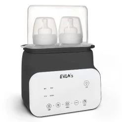 EVLA's Double Baby Bottle Warmer, Defrost & Warm Milk, Sanitize Baby Bottles, Dark Gray -Cleaning Supply Store GUEST fa6ec709 23cc 4d58 9627 2b7508b01dd9