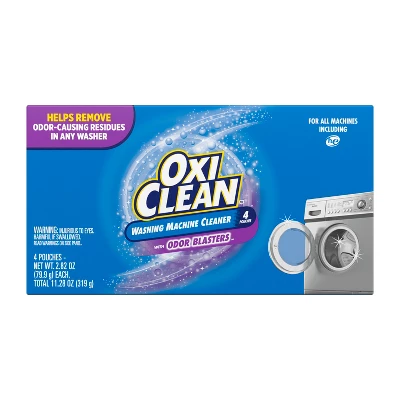 OxiClean Washing Machine Cleaner With Odor Blasters - 11.28oz/4ct 3 OxiClean Washing Machine Cleaner With Odor Blasters - 11.28oz/4ct