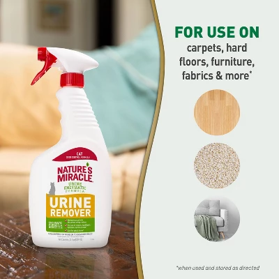Nature's Miracle Cat Urine Remover Spray - 24 Fl Oz 8 Nature's Miracle Cat Urine Remover Spray - 24 Fl Oz - Image 6