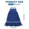 Unique Bargains Commercial Replacement Cotton String Mop Head 6 Pcs